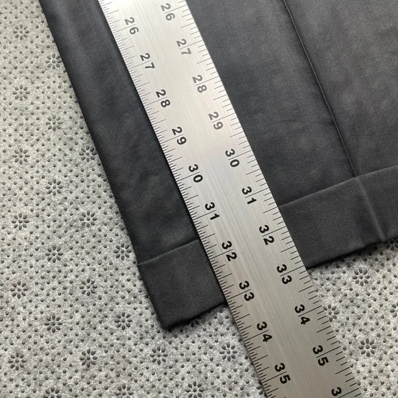 Hugo Boss Rossellini Cinemaus Mens Gray Striped Silk Wool Dress Pant 42L 34x33 - Picture 4 of 11